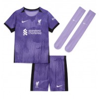 Fotbalové Dres Liverpool Andrew Robertson #26 Dětské Alternativní 2023-24 Krátký Rukáv (+ trenýrky)